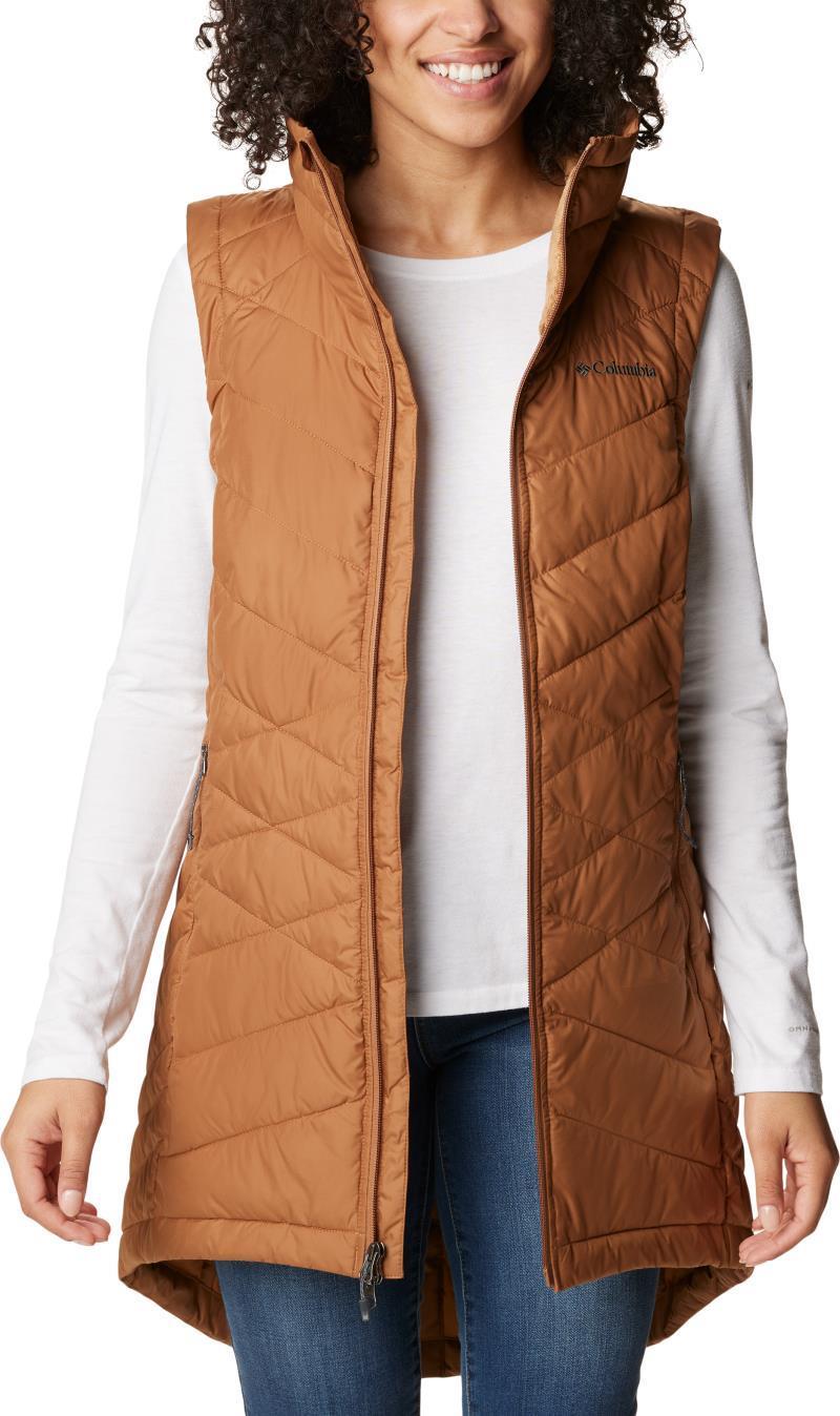 Heavenly Long Vest - Womens - Camel Brown 4