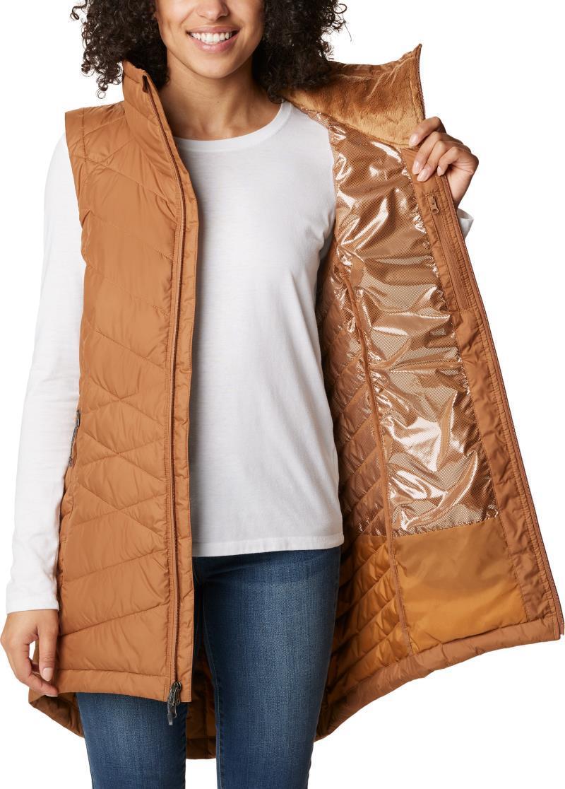 Heavenly Long Vest - Womens - Camel Brown 5