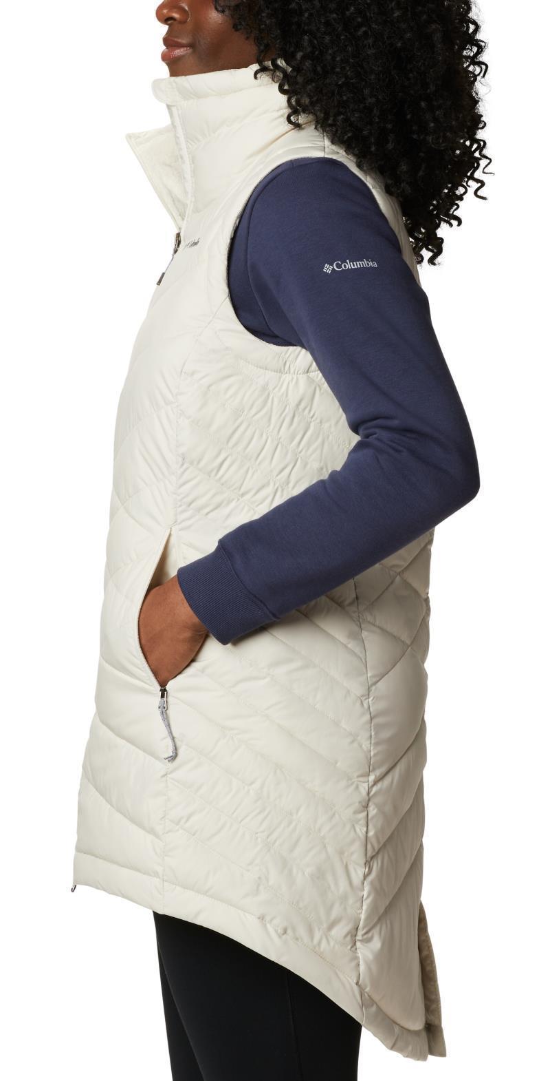 Heavenly Long Vest - Womens - Chalk 2