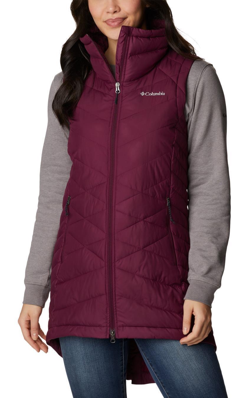 Heavenly Long Vest - Womens - Marionberry 1