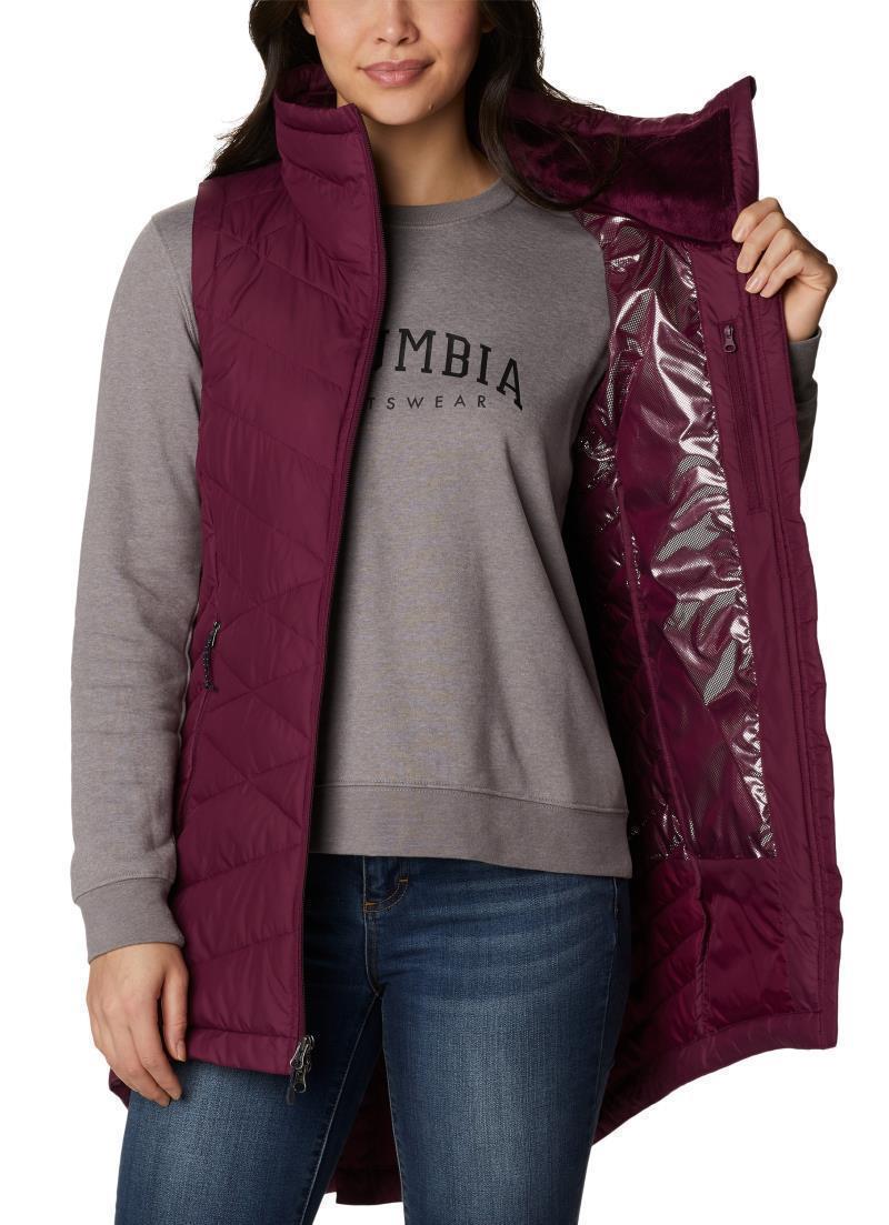 Heavenly Long Vest - Womens - Marionberry 3