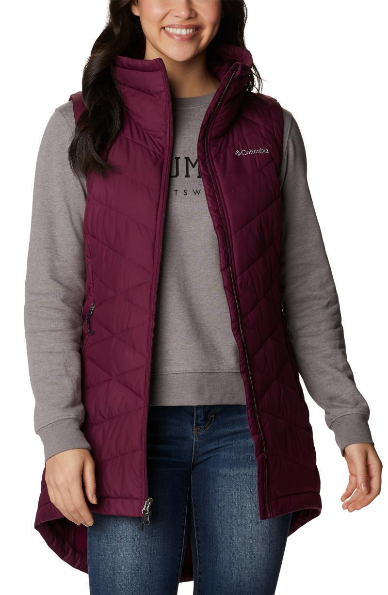 Heavenly Long Vest - Womens - Marionberry 4