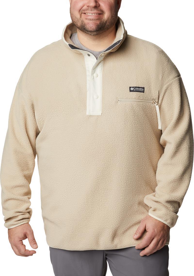 Helvetia Half Snap Fleece - Big - Mens - ancient fossil 1