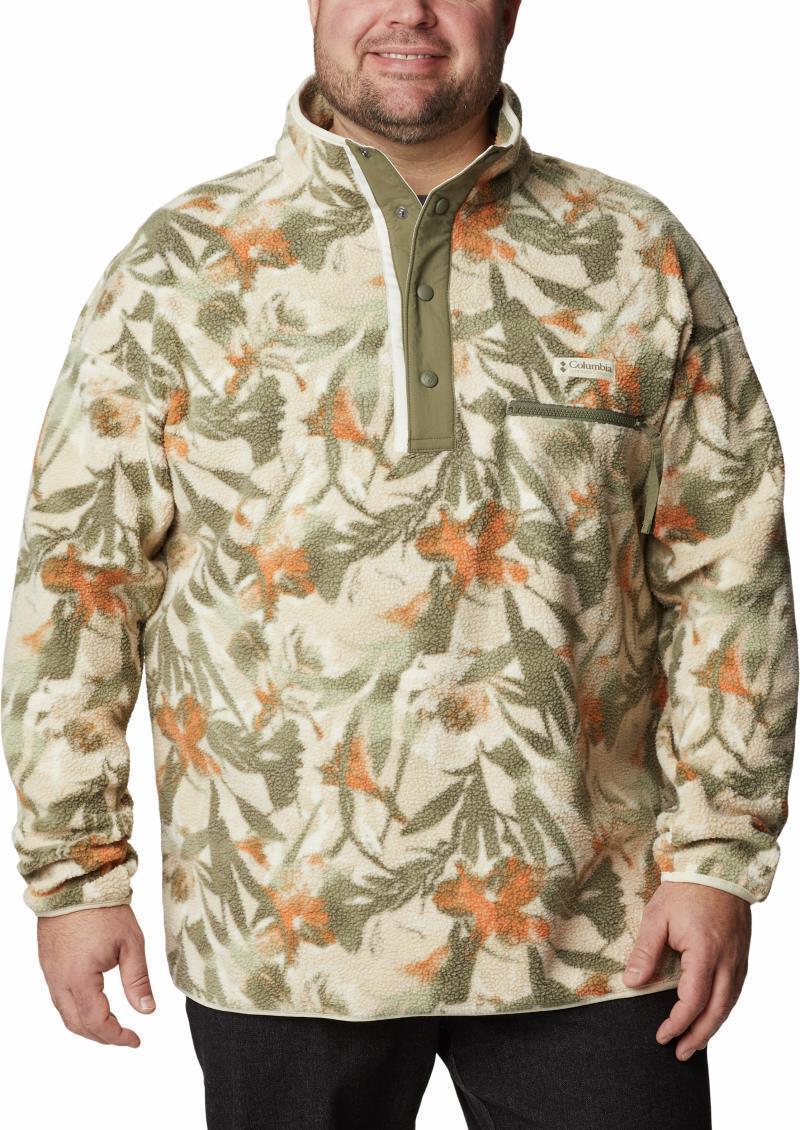 Helvetia Half Snap Fleece - Big - Mens - ancient fossil floriculture 1