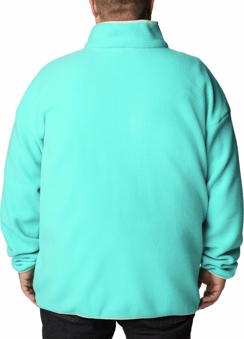 Helvetia Half Snap Fleece - Big - Mens - bright aqua 1