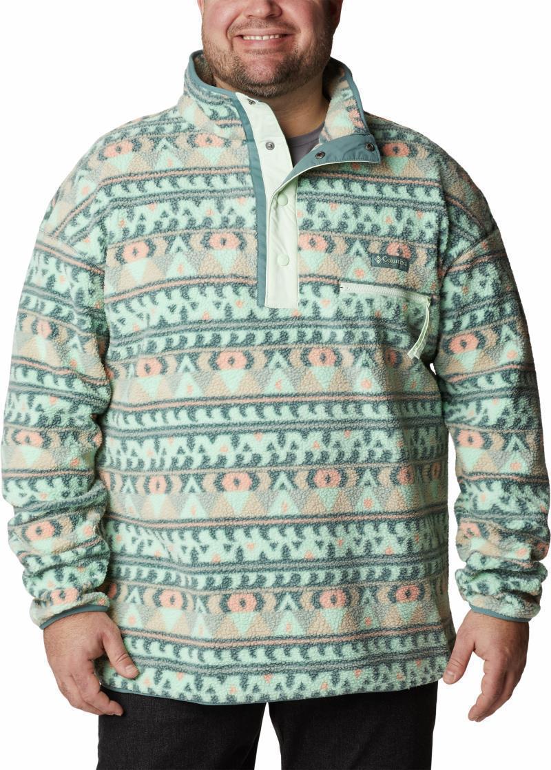 Helvetia Half Snap Fleece - Big - Mens - metal camp blanket 1