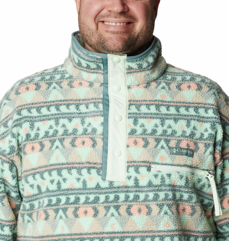 Helvetia Half Snap Fleece - Big - Mens - metal camp blanket 1