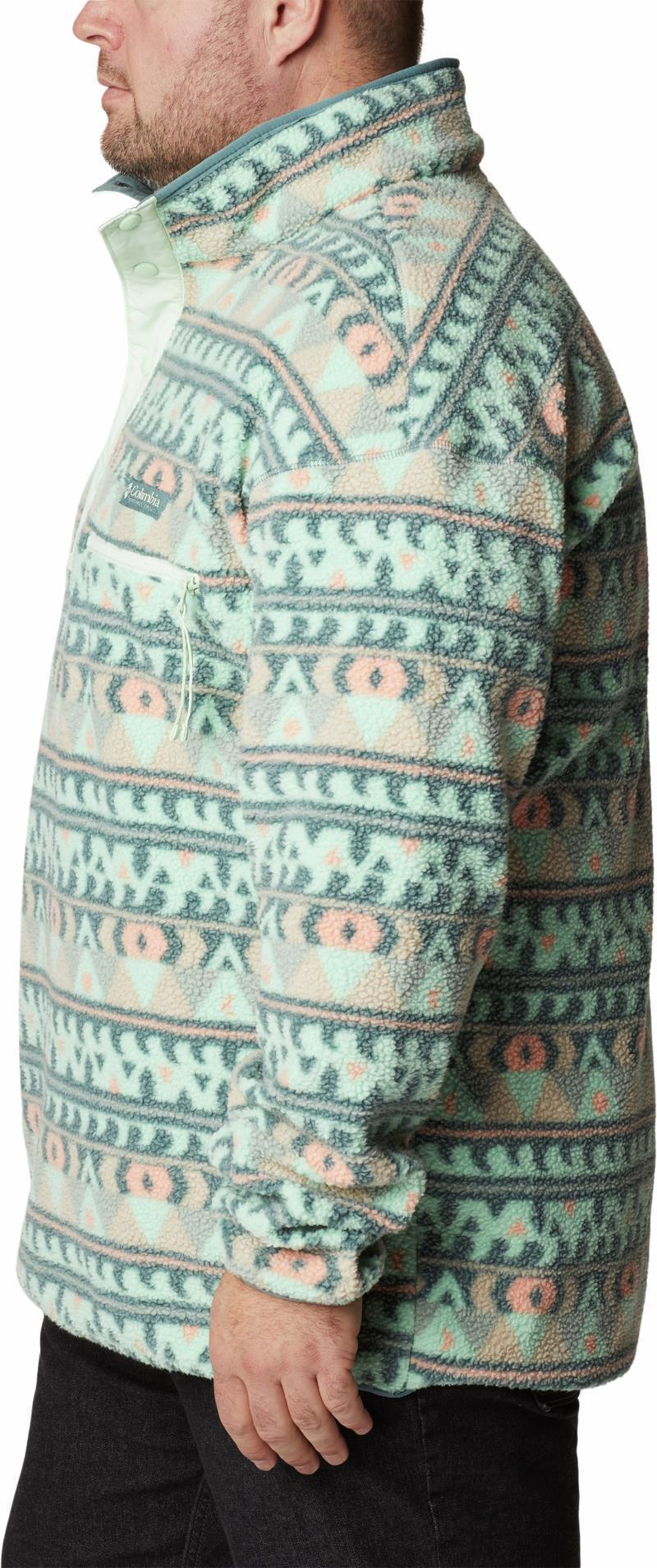 Helvetia Half Snap Fleece - Big - Mens - metal camp blanket 1