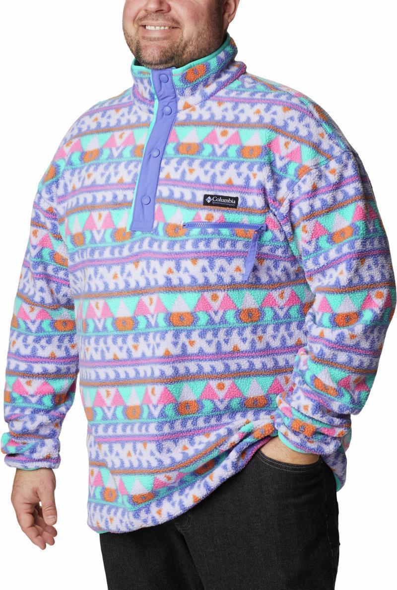 Helvetia Half Snap Fleece - Big - Mens - purple lotus camp blanket 1