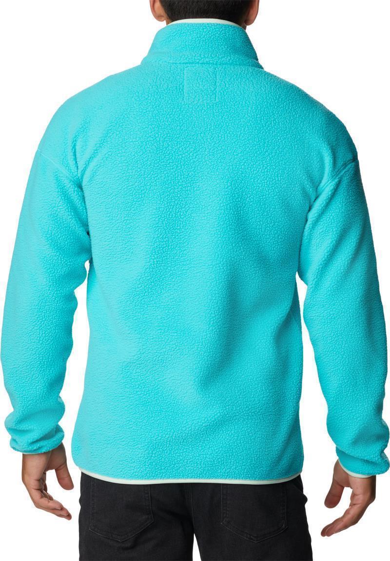 Helvetia Half Snap Fleece - Mens - Bright Aqua 2