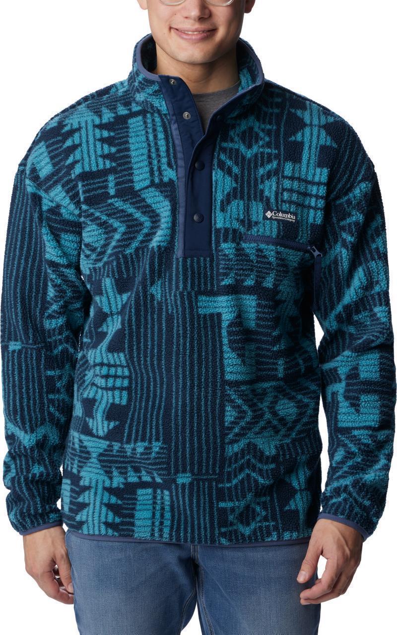 Helvetia Half Snap Fleece - Mens - Collegiate Navy Passages 1