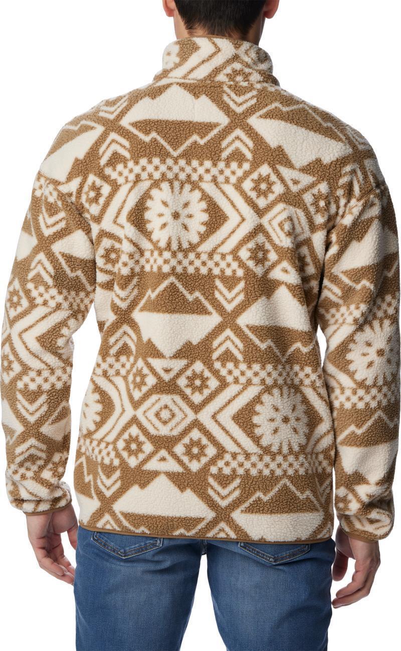 Helvetia Half Snap Fleece - Mens - Delta Checkered Peaks Tonal 2
