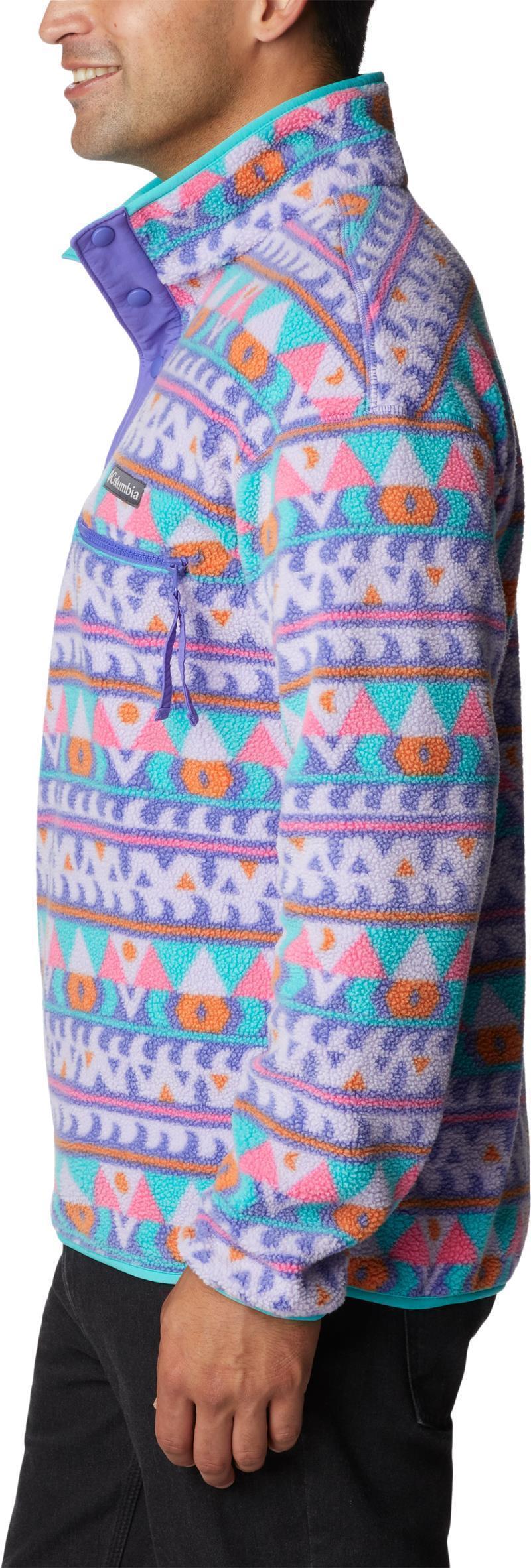 Helvetia Half Snap Fleece - Tall - Mens - Purple Lotus Camp Blanket 3