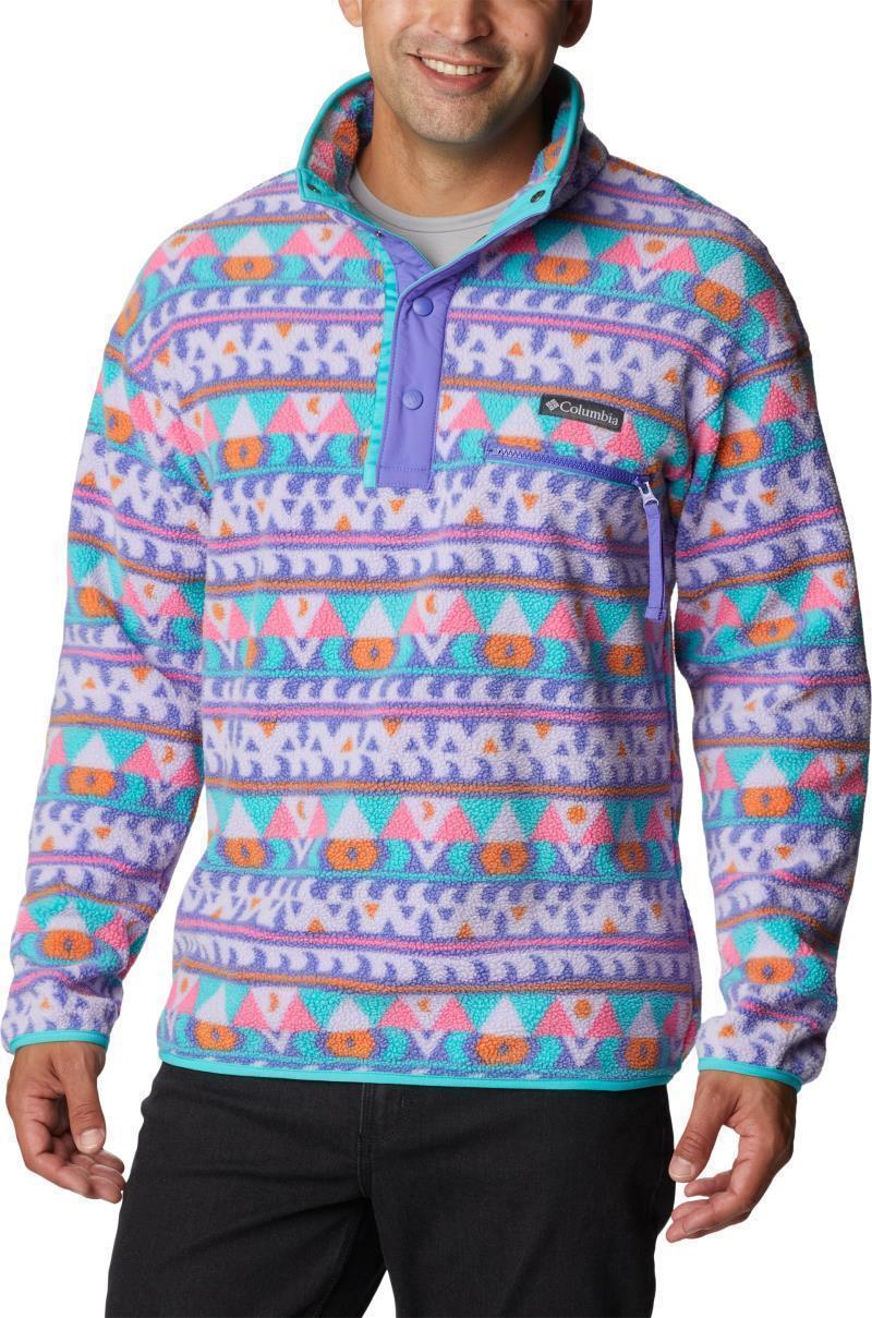 Helvetia Half Snap Fleece - Tall - Mens - Purple Lotus Camp Blanket 1