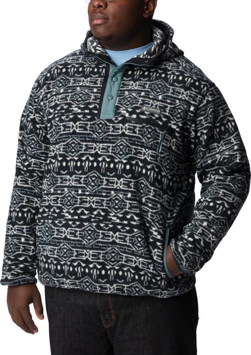 Helvetia Hoodie - Big - Mens - Black Geo Print 2