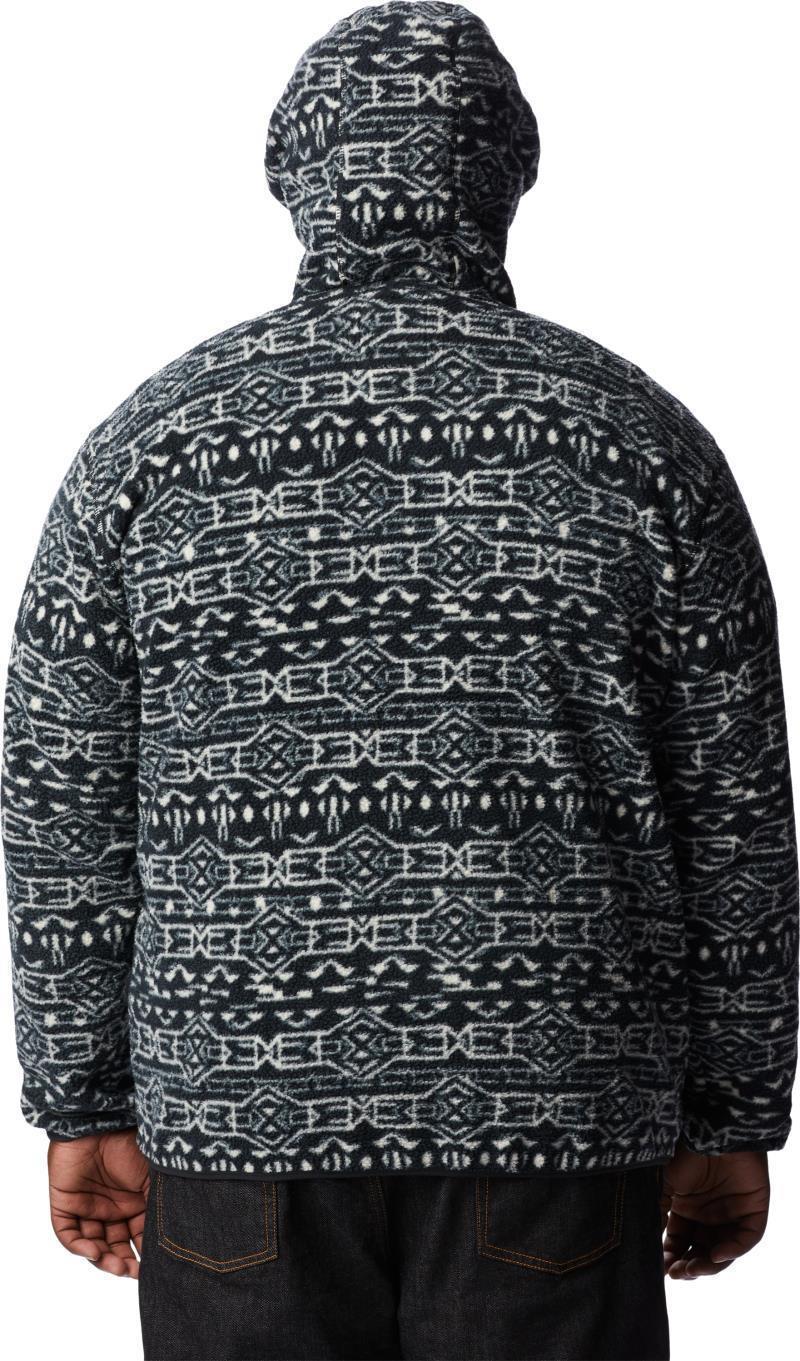 Helvetia Hoodie - Big - Mens - Black Geo Print 3