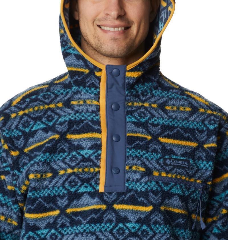 Helvetia Hoodie - Mens - Collegiate Navy Checkered Peaks Multi 5