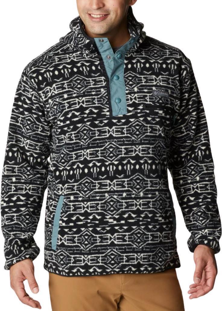 Helvetia Hoodie - Tall - Mens - Black Geo Print 1