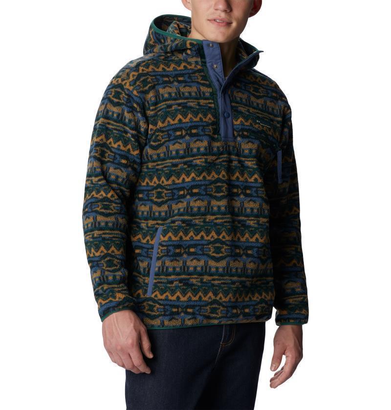 Helvetia Hoodie - Tall - Mens - Spruce 80s Stripe Print 2