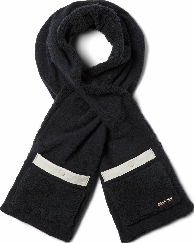 Helvetia Sherpa Scarf - Camel Brown / Chalk 3