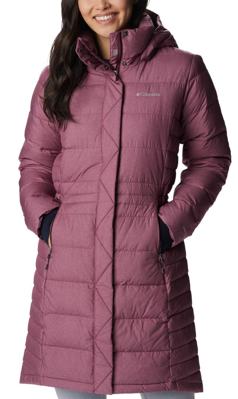 Hexbreaker Elite Down Jacket - Womens - Marionberry Heather Print 1