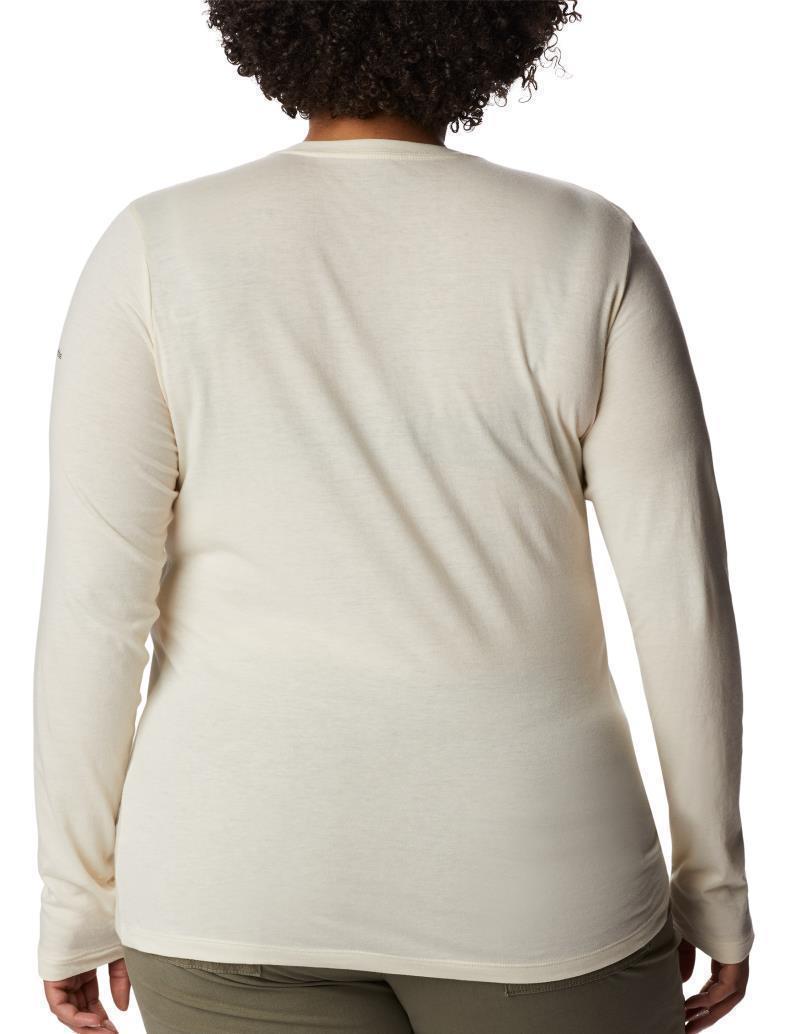 Hidden Haven LS Tee, Extended - Womens - chalk / range roam print 1