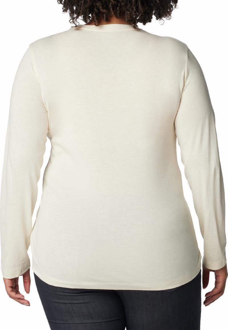 Hidden Haven LS Tee, Extended - Womens - chalk / unbearable 1