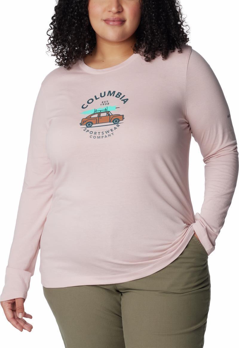 Hidden Haven LS Tee, Extended - Womens - dusty pink / buggy 1