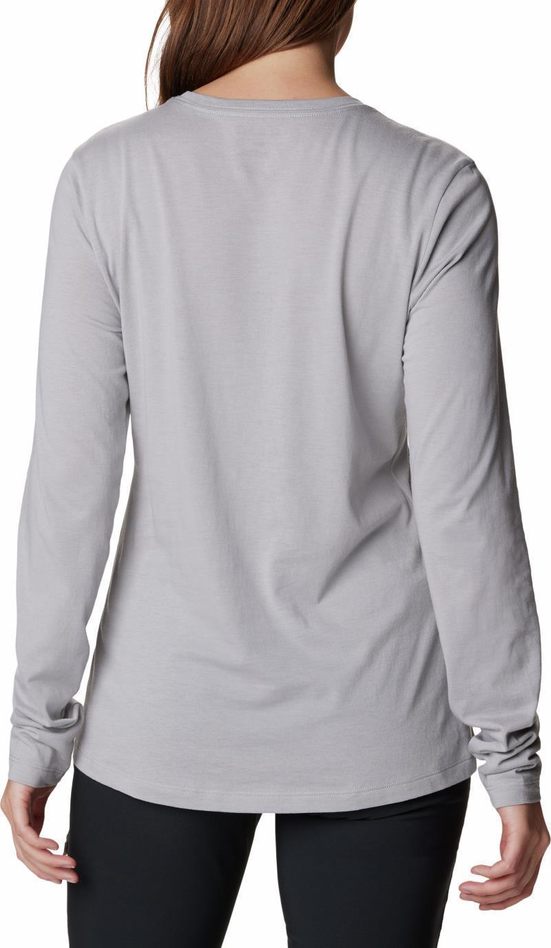 Hidden Haven LS Tee - Womens - Columbia Grey Heather / Bearly Plaid 2