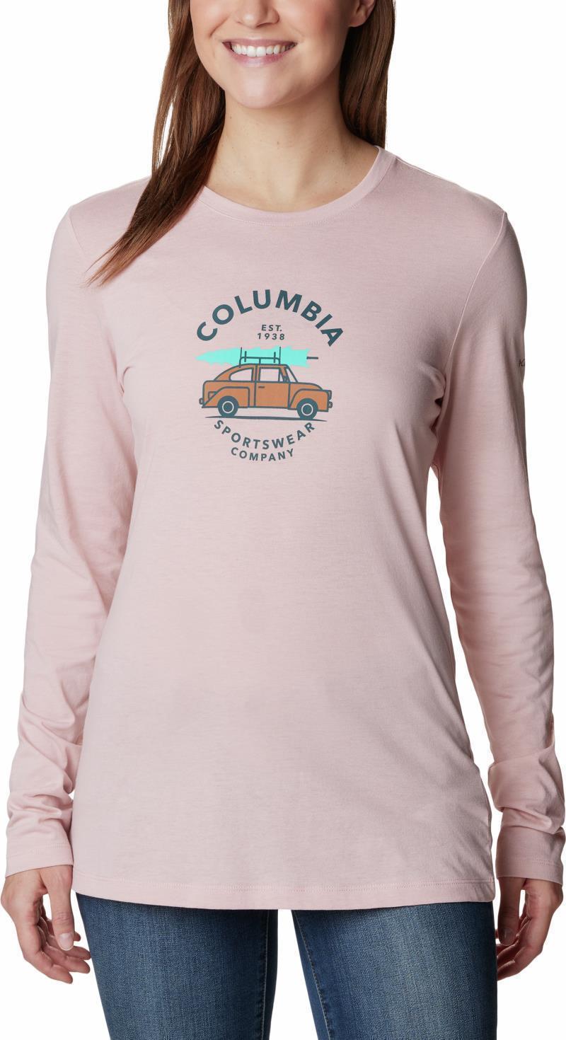 Hidden Haven LS Tee - Womens - Dusty Pink / Buggy 1