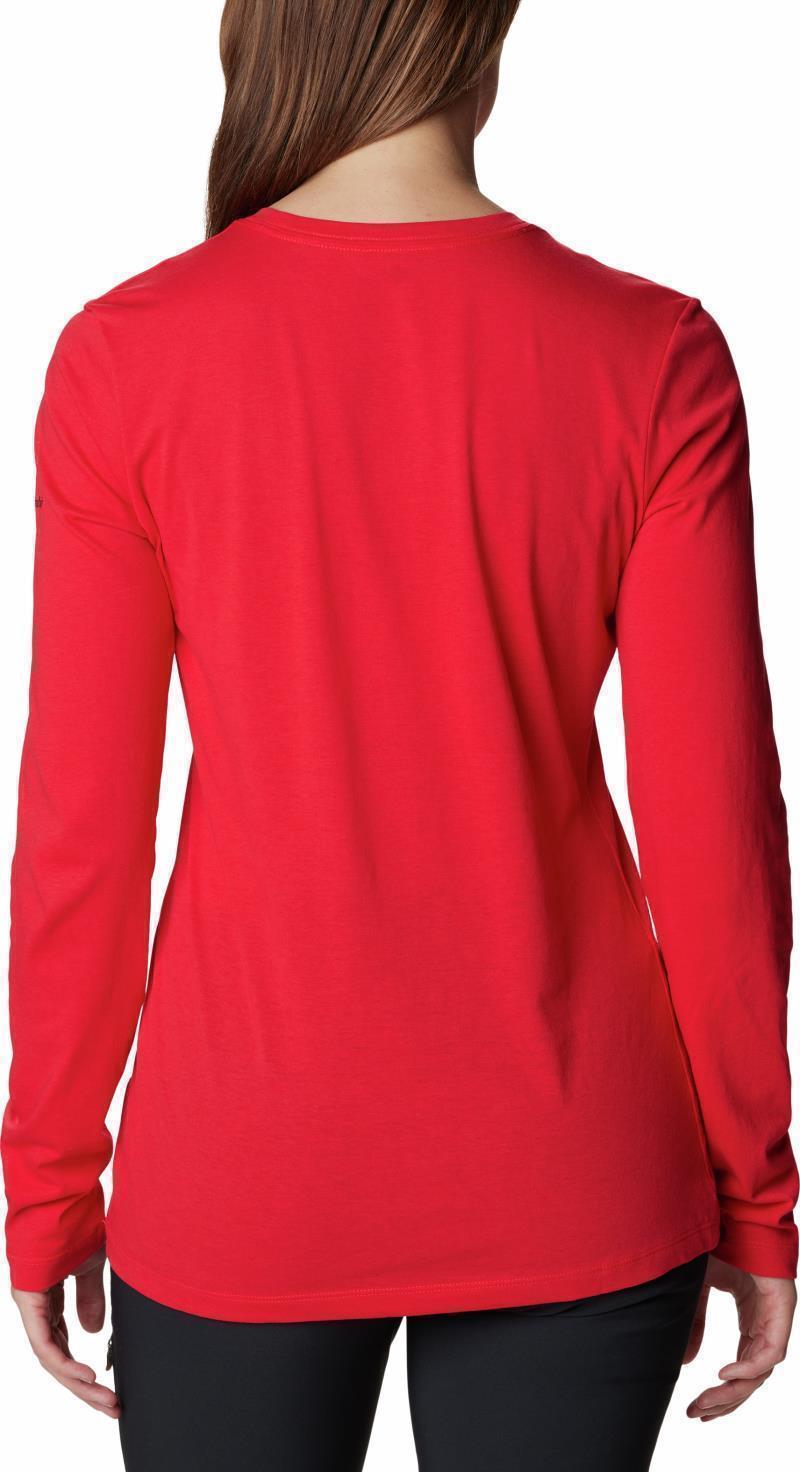 Hidden Haven LS Tee - Womens - Red Lily / Bearly Checkered 2