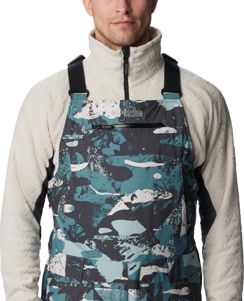 Highland Summit Bibs, Reg - Mens - Metal Geoglacial Print / Black 4
