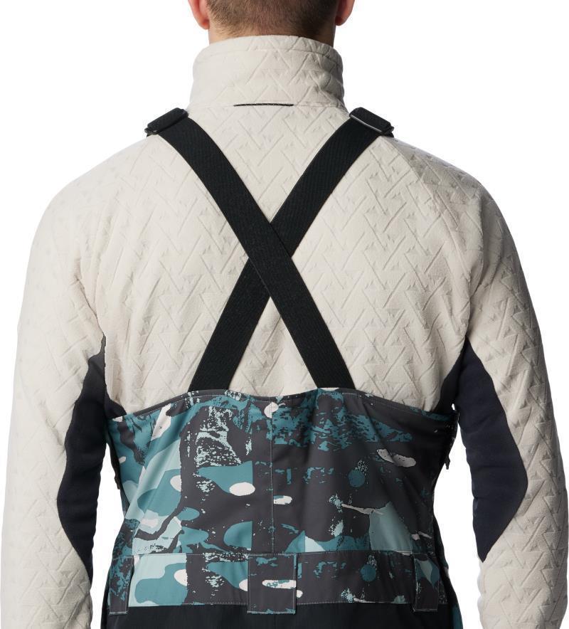 Highland Summit Bibs, Reg - Mens - Metal Geoglacial Print / Black 5