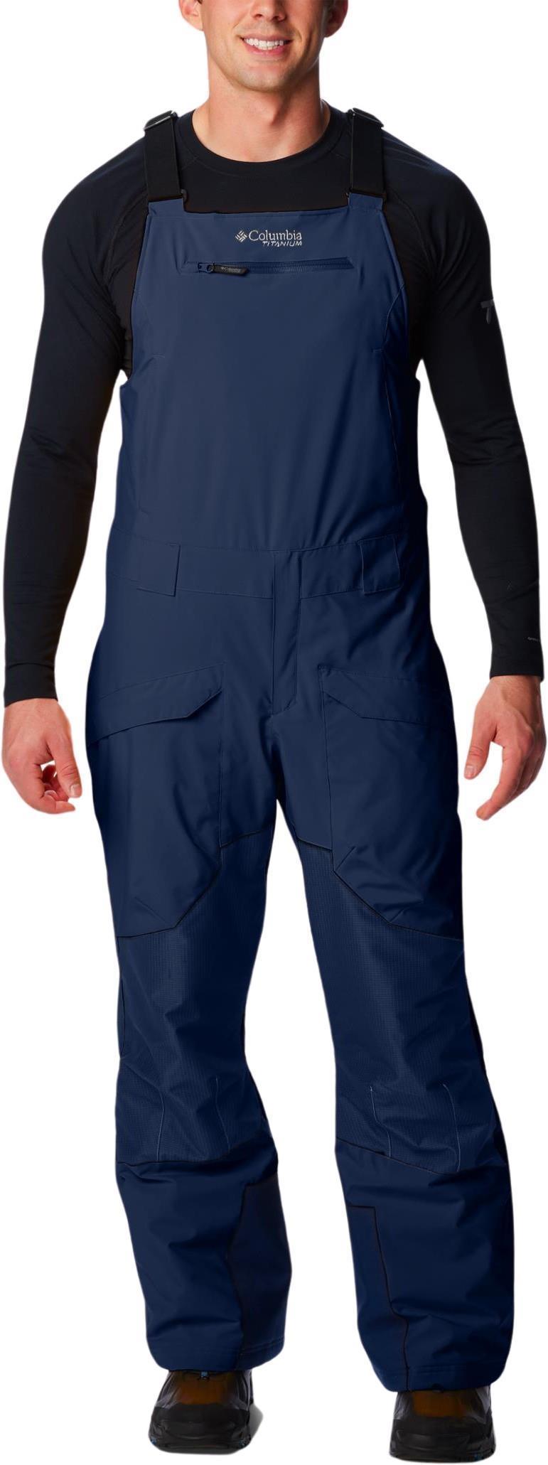 Highland Summit Bibs, Reg - Mens - Raw Honey / Collegiate Navy 1