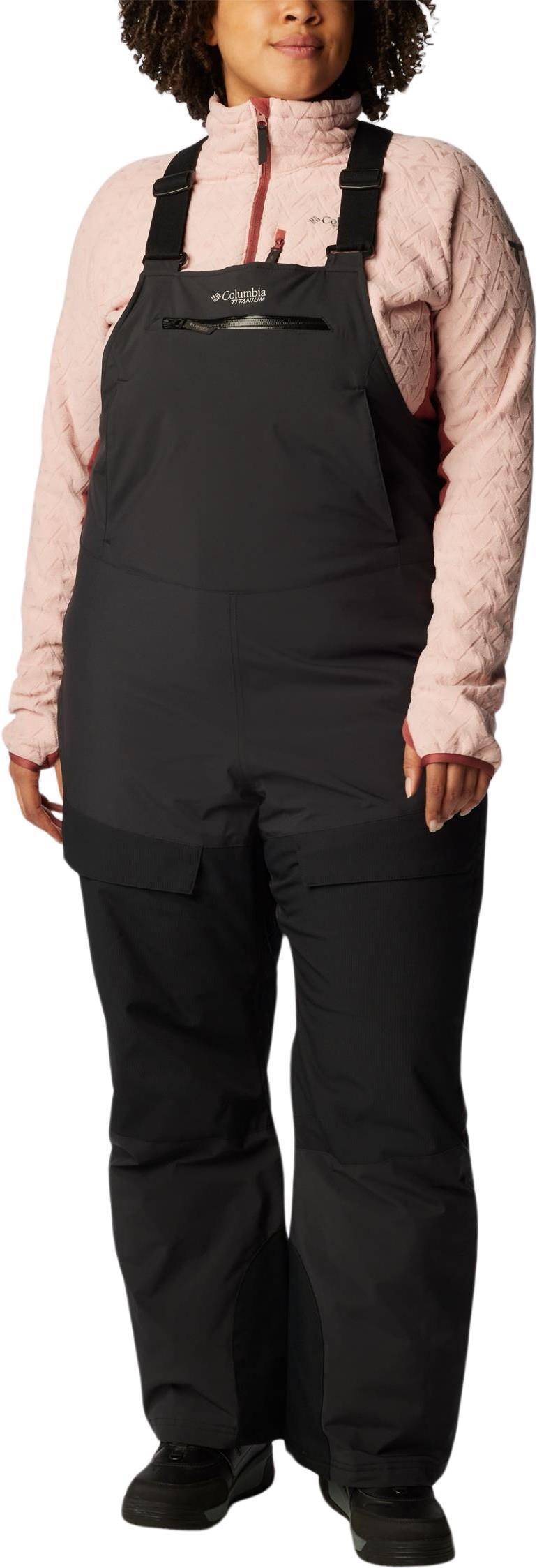 Highland Summit Bibs, Reg - Plus - Womens - Black 1