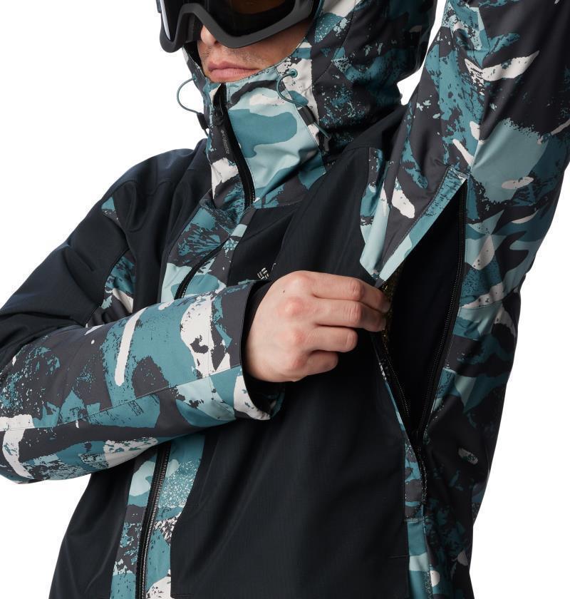 Highland Summit Jacket - Mens - Metal Geoglacial Print / Black 6