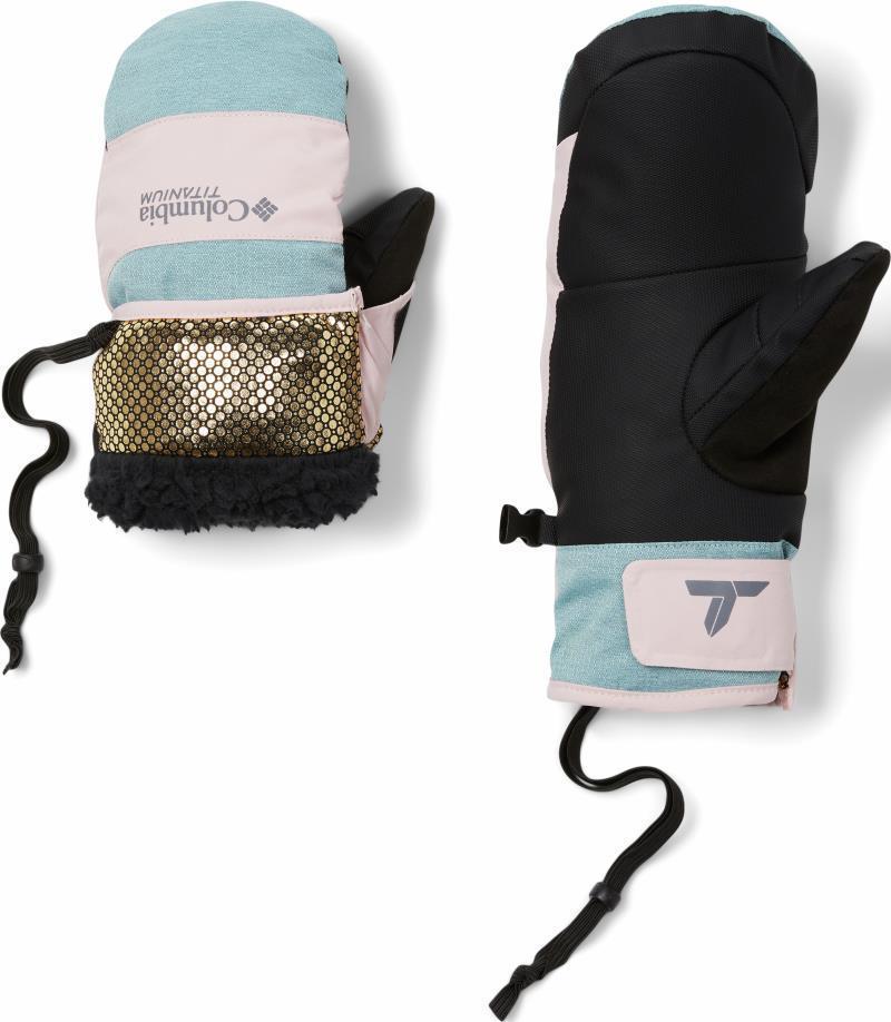 Highland Summit Mittens - Womens - Dusty Pink / Night Wave 2