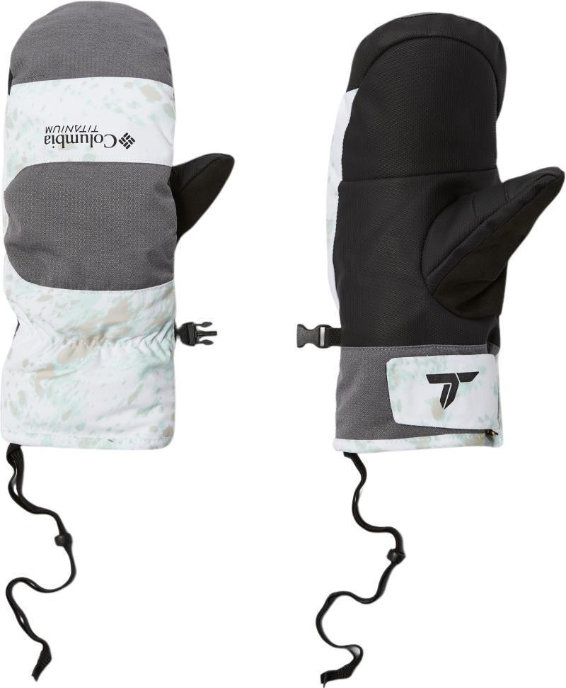 Highland Summit Mittens - Womens - White Flurries / Black 1