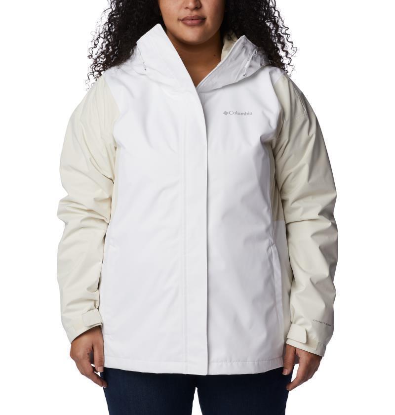 Hikebound Interchange Jacket - Plus - Womens - White / Chalk 1