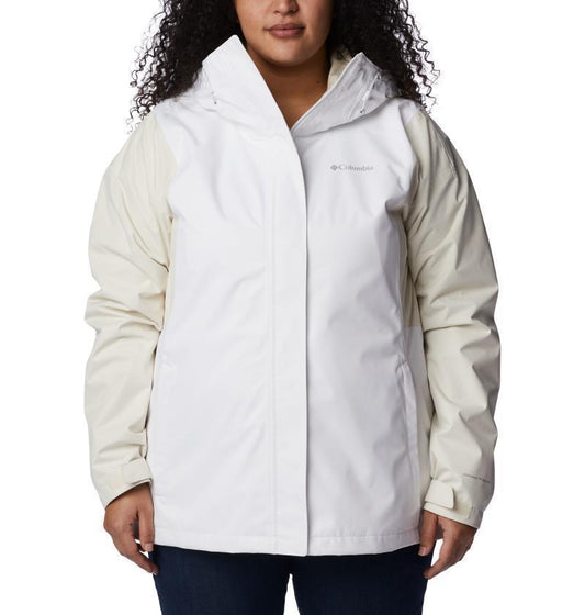 Hikebound Interchange Jacket - Plus - Womens - White / Chalk 1