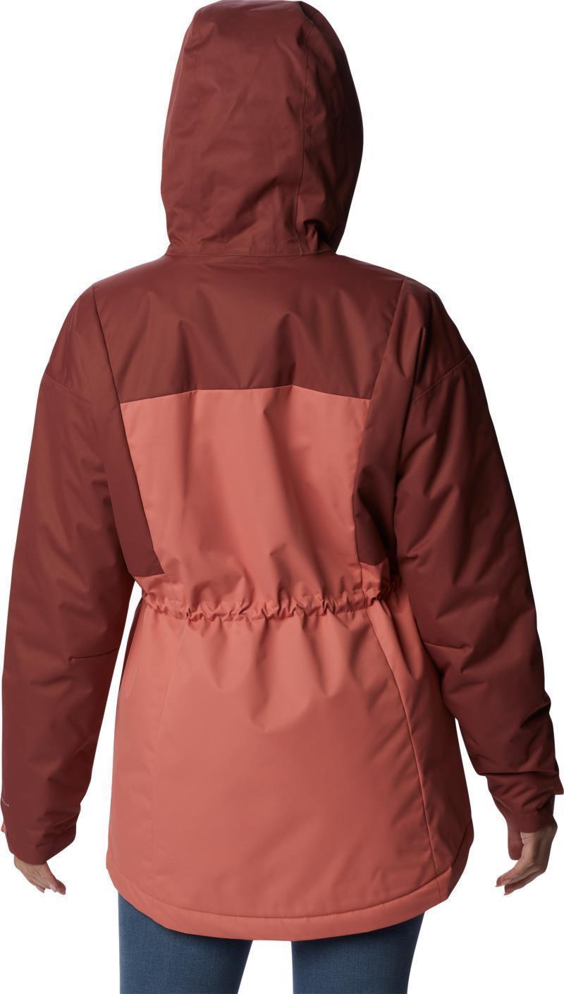 Hikebound Long Insulated Jacket - Womens - Faded Peach / Beetroot 3