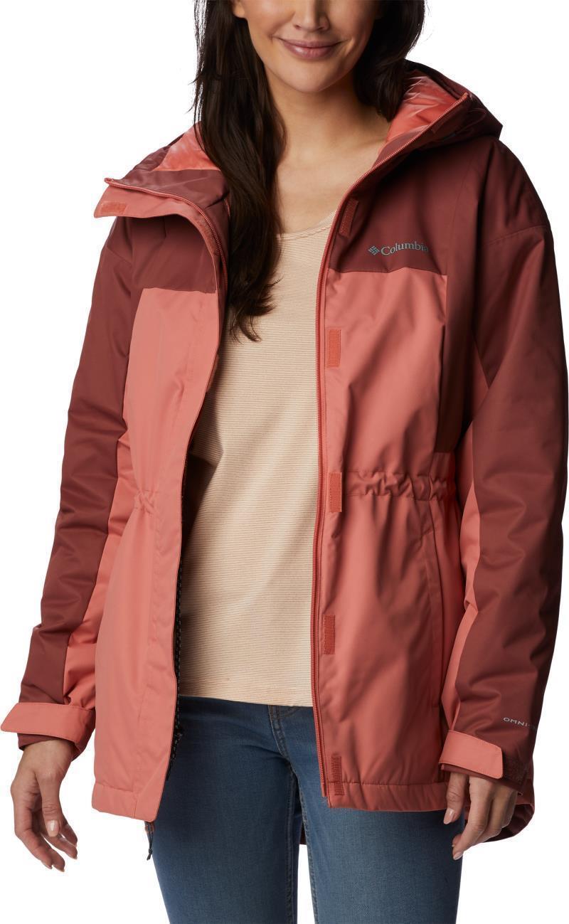 Hikebound Long Insulated Jacket - Womens - Faded Peach / Beetroot 4