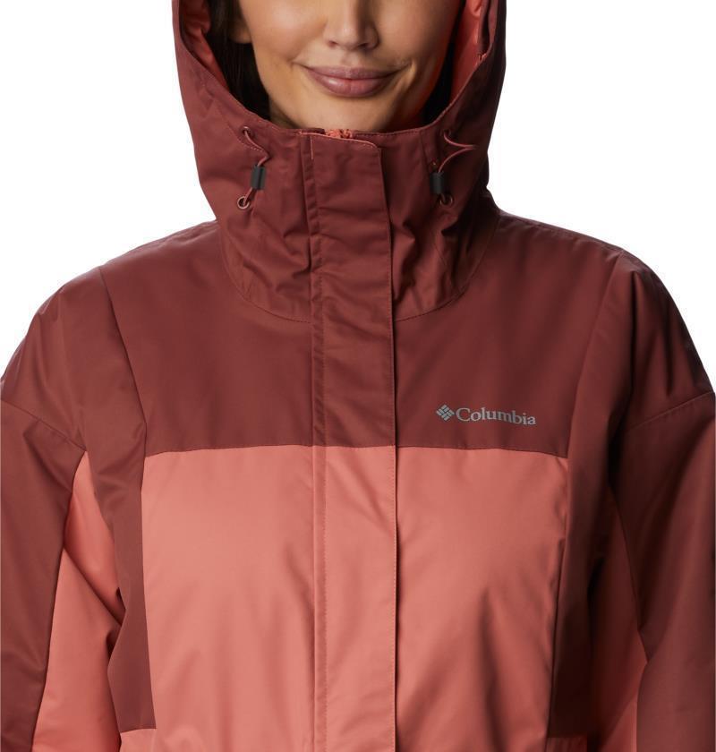 Hikebound Long Insulated Jacket - Womens - Faded Peach / Beetroot 6