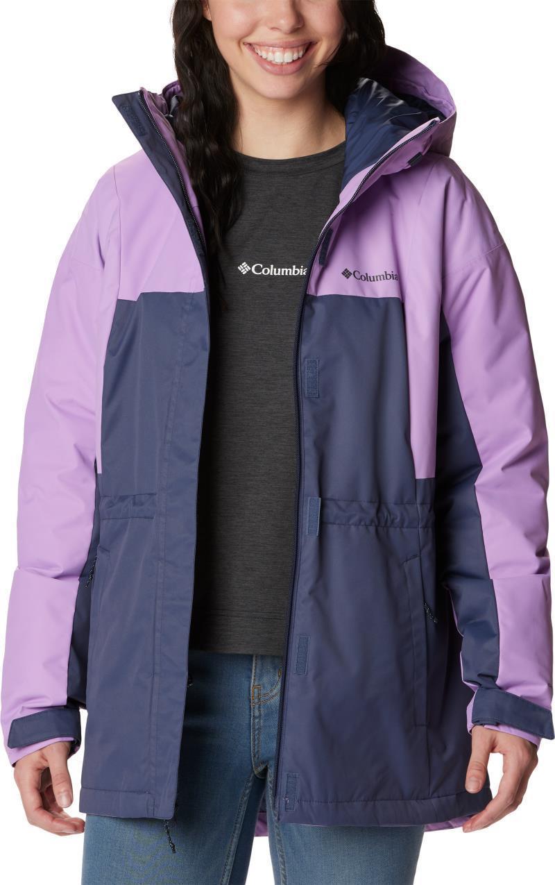 Hikebound Long Insulated Jacket - Womens - Nocturnal / Gumdrop 4
