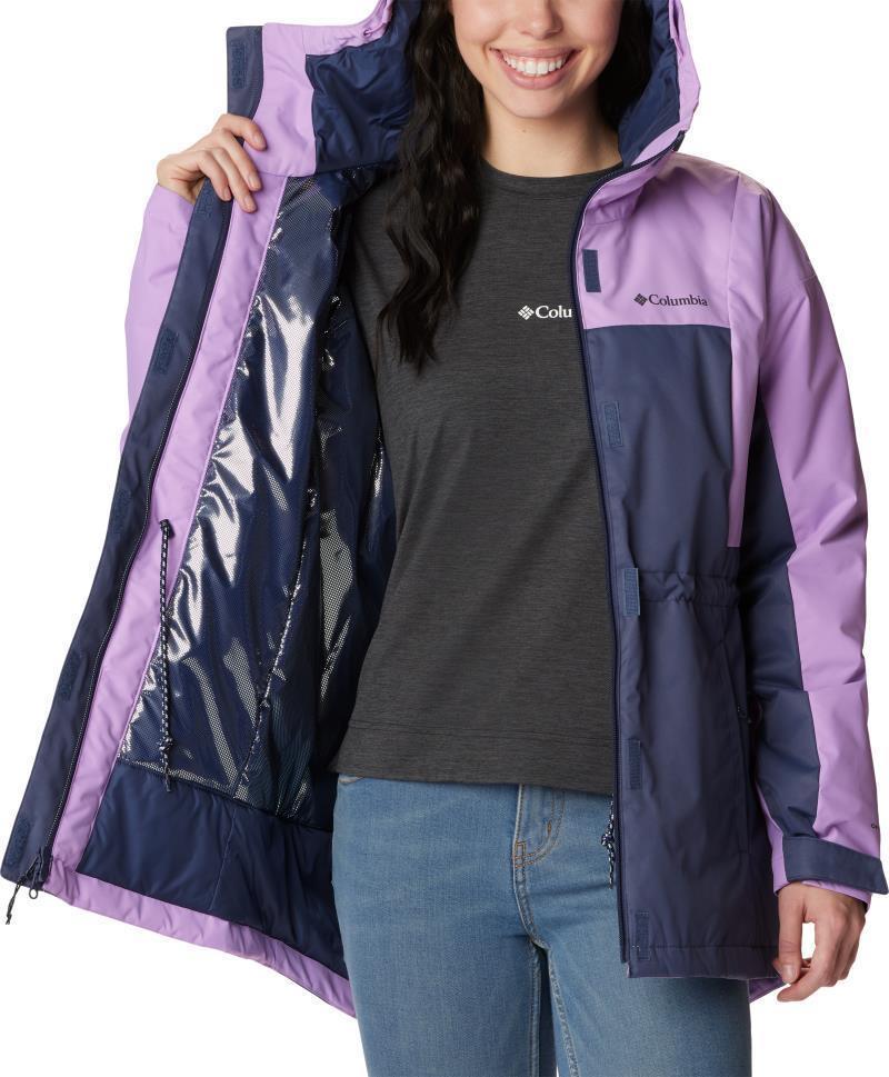 Hikebound Long Insulated Jacket - Womens - Nocturnal / Gumdrop 5