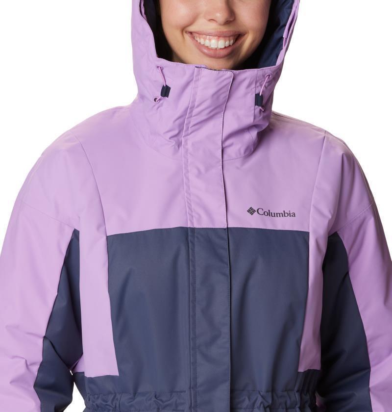 Hikebound Long Insulated Jacket - Womens - Nocturnal / Gumdrop 6