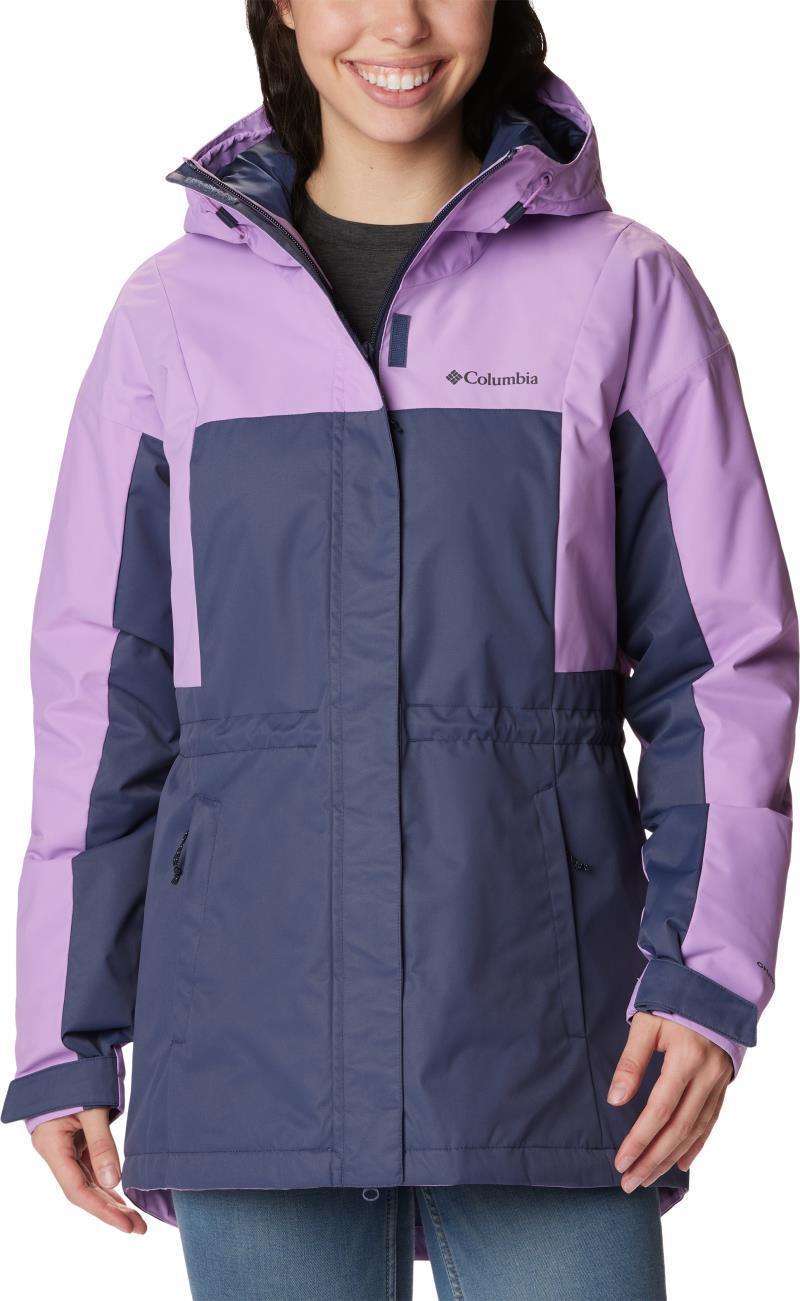 Hikebound Long Insulated Jacket - Womens - Nocturnal / Gumdrop 1
