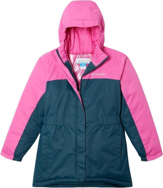 Hikebound Long Insulated Jacket - Youth Girls - Night Wave / Pink Ice 1