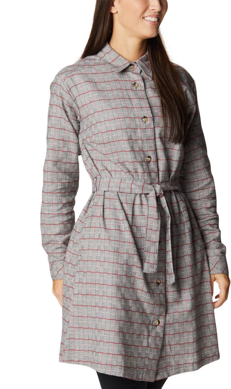 Holly Hideaway Flannel Dress - Chalk Simple Tartan 2