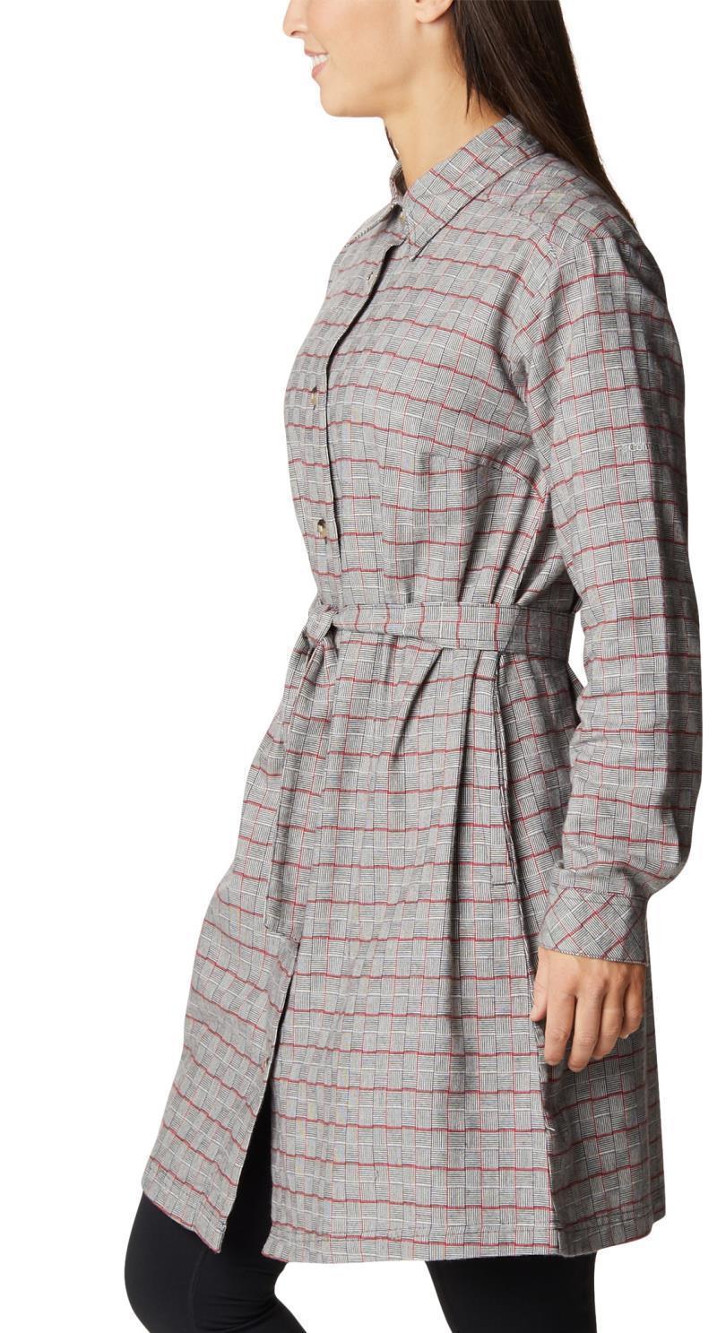 Holly Hideaway Flannel Dress - Chalk Simple Tartan 3